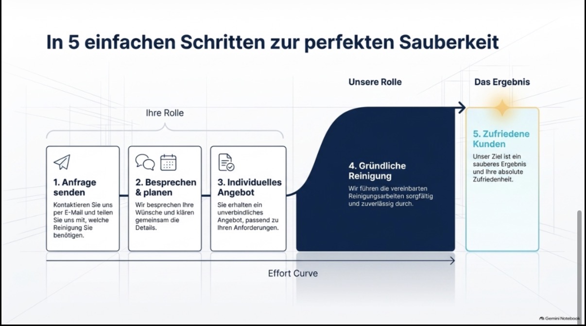 Fünf Schritte zur perfekten Sauberkeit bei My STAR Reinigungs-Service