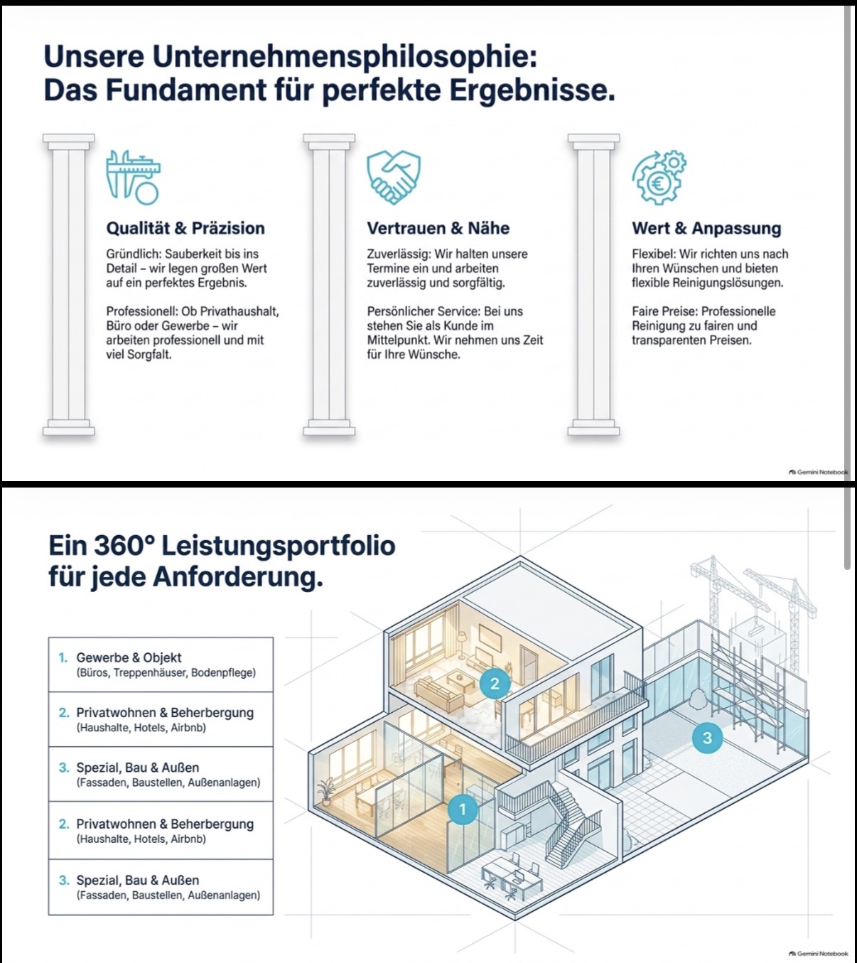 Unternehmensphilosophie und Leistungsportfolio von My STAR Reinigungs-Service